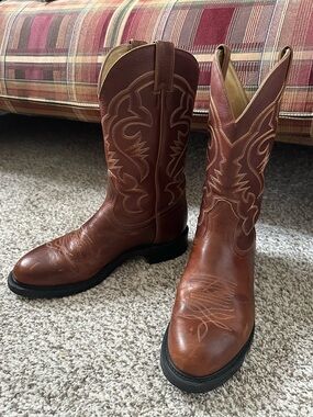 Men's Boulet Leather Cowboy Boots